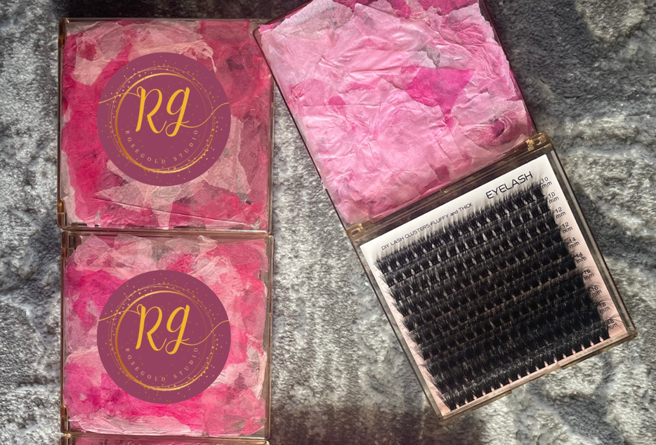 Rosegold Lash Set