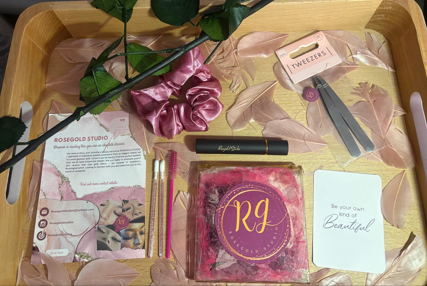Rosegold Lash Set